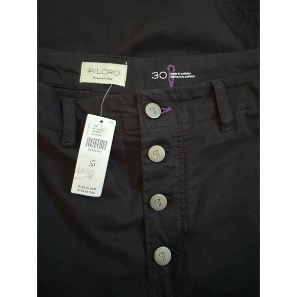 NWT Size 30 - Pilcro The Arin Cotton/Linen Button Fly Barrel Pants (NWT US$ 138) - Picture 9 of 15
